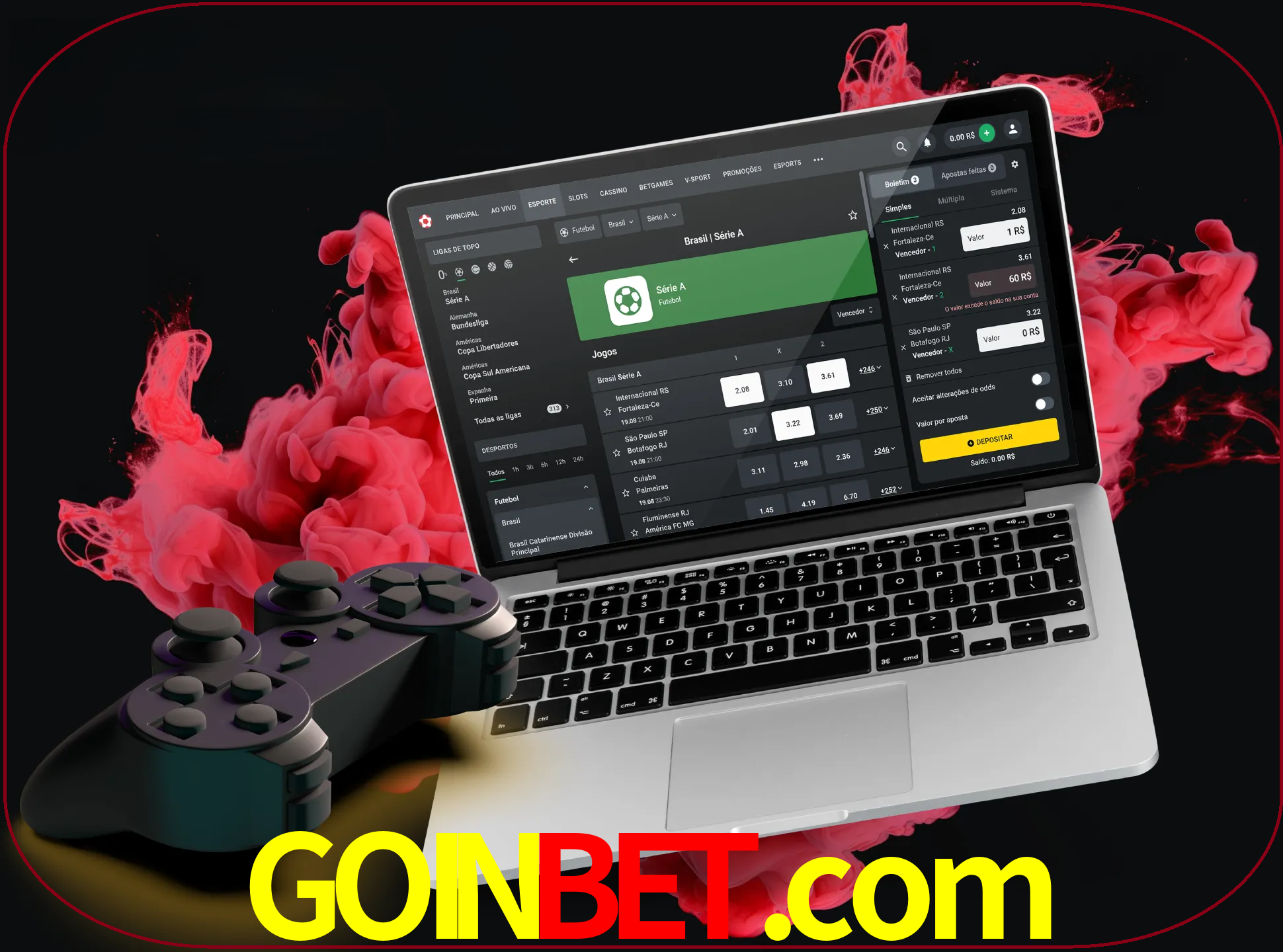 Visite a secção especial de jogos de vídeo em goinbet para descobrir em que jogos pode apostar e ganhar muito dinheiro.